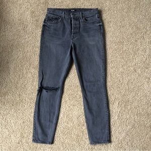 Grlfrnd Karolina Jeans in Future Forever Wash Slim Skinny Jeans Button Fly Sz 28